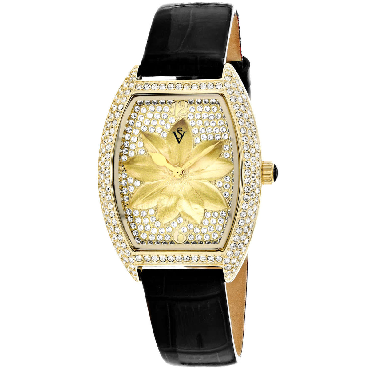 Christian Van Sant Women's Lotus // CV4855 Gold Watches - Tophatter Daily Deals