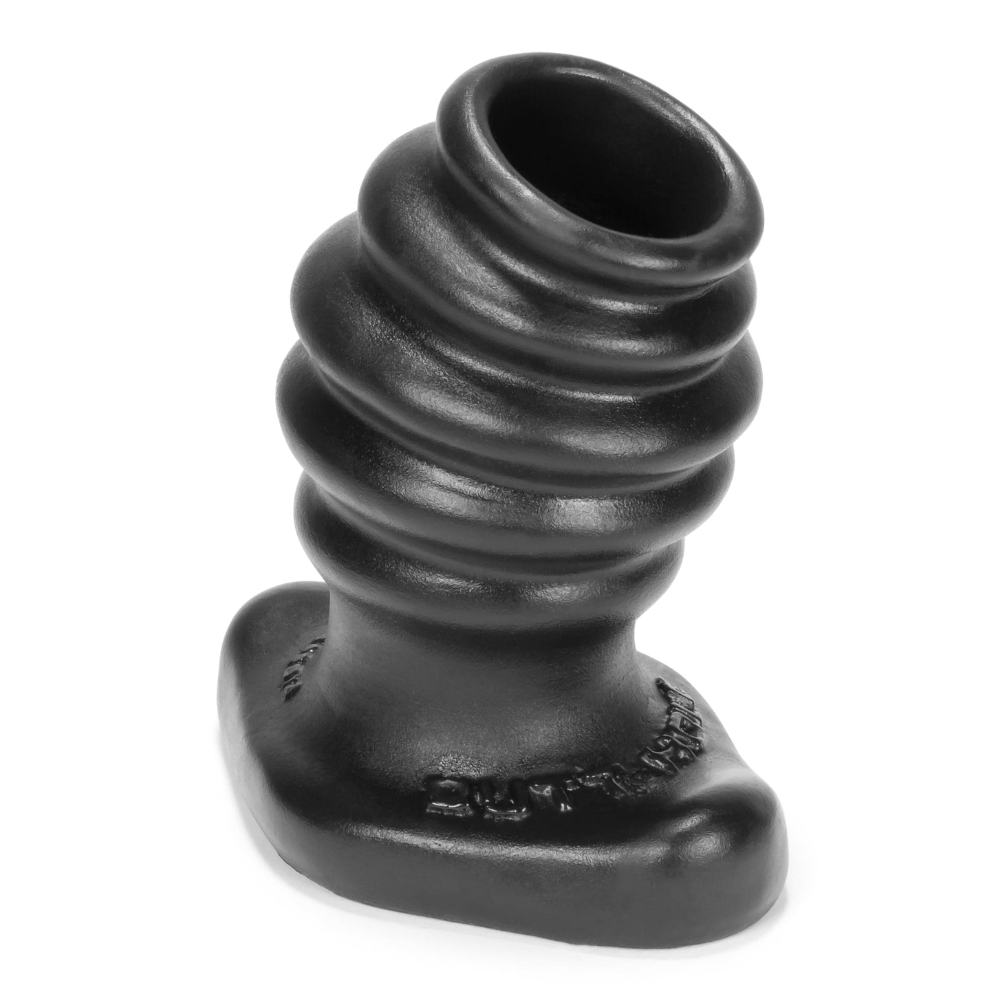 Butthole 2 Hollow Plug Medium Black Silicone > Anal Range > Tunnel and Stretchers - Tophatter Daily Deals