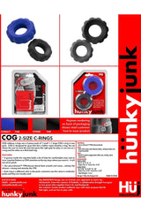 Oxballs - Hunkyjunk - Cog 2-Pack Cock Rings - Assorted Sex Toy - Tophatter Daily Deals