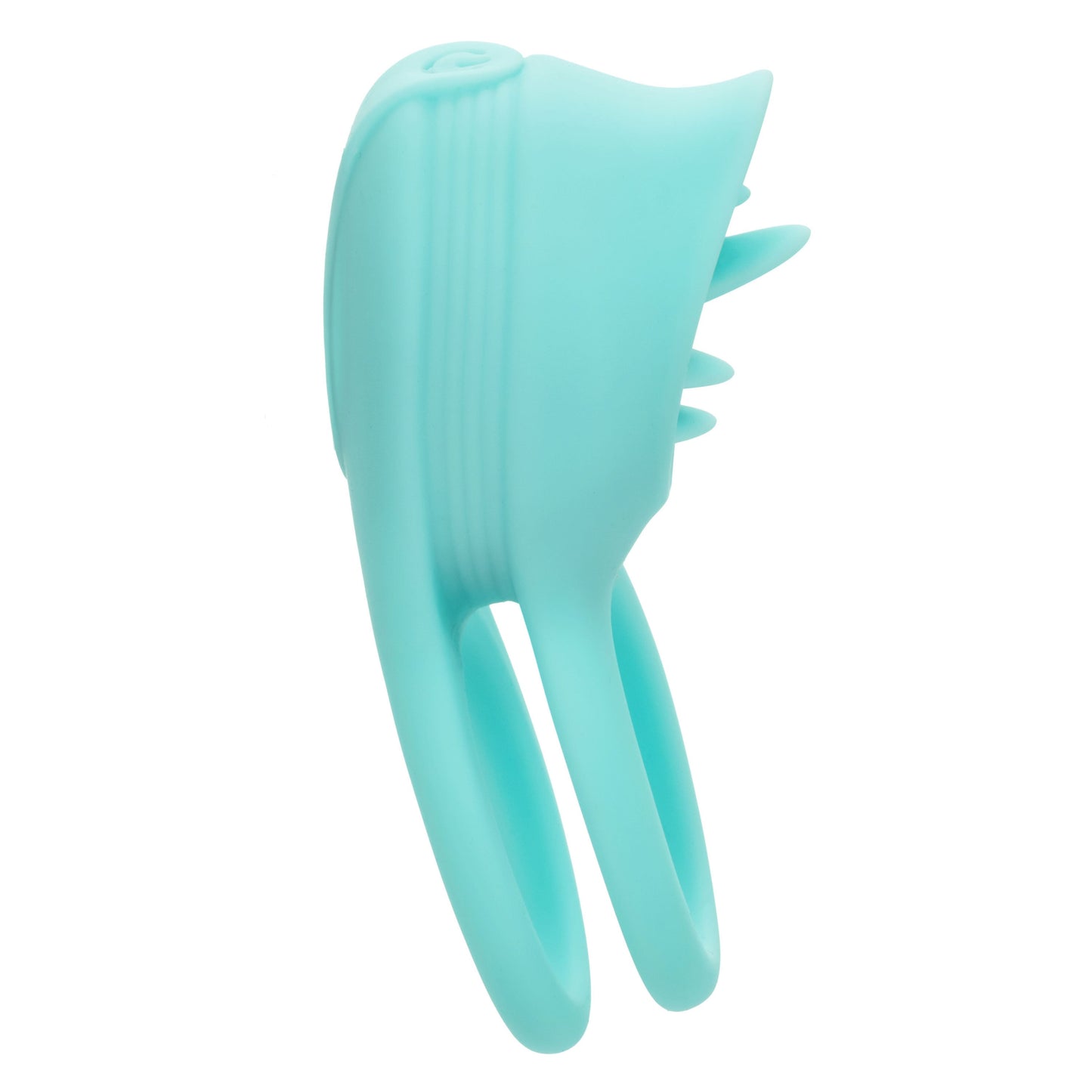 Silicone Rechargeable French Kiss Enhancer – Vibrator with 12 Functions and Flickering Teaser Ring > Cock Ring > Vibrating - Tophatter Daily Deals