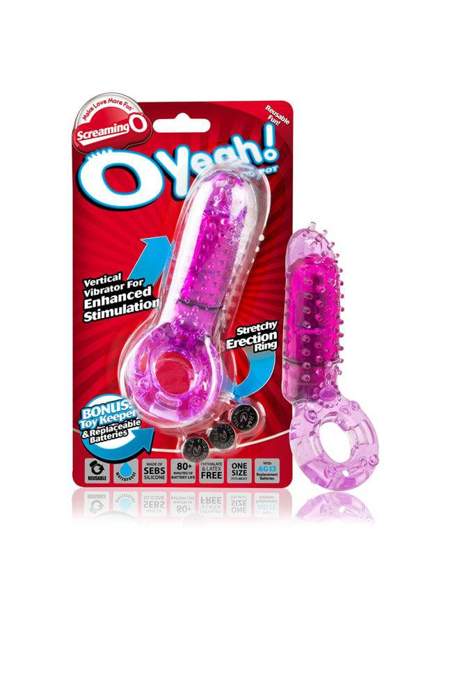 Screaming O - O Yeah Vibrating Cock Ring - Assorted Colors Sex Toy - Tophatter Daily Deals