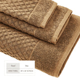 Cotton Diamond Waffle Weave Bath Towel Set - Grayson Collection Bath - Tophatter Daily Deals