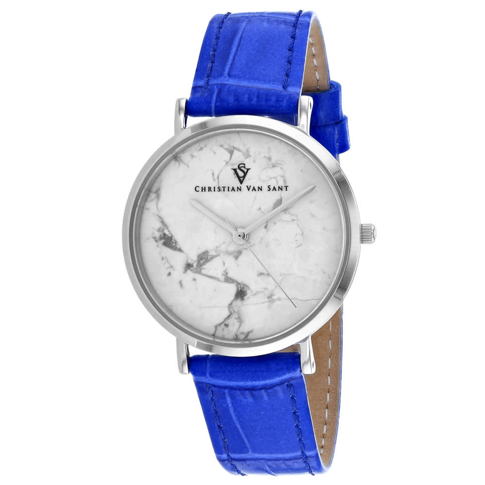 Christian Van Sant Women's Lotus // CV0420 White Watches - Tophatter Daily Deals