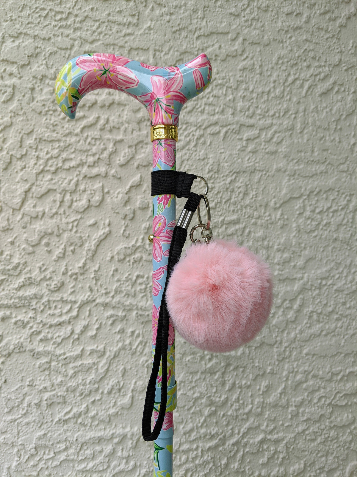Puff Ball Cane Alarm - 120dB Personal Emergency Alert Alarm - Tophatter Daily Deals