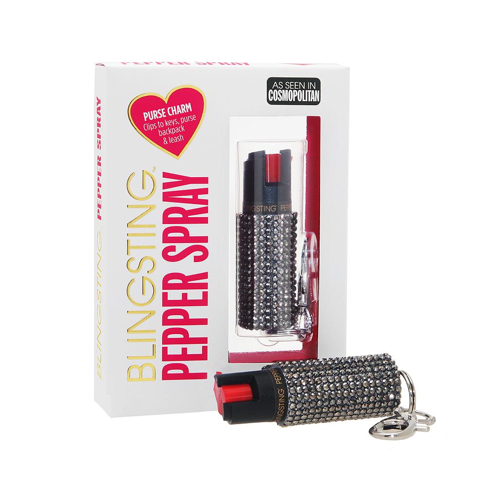 Bling Sting Pepper Spray: Studded, Clip-on 1/2 oz Pepper Spray - Tophatter Daily Deals
