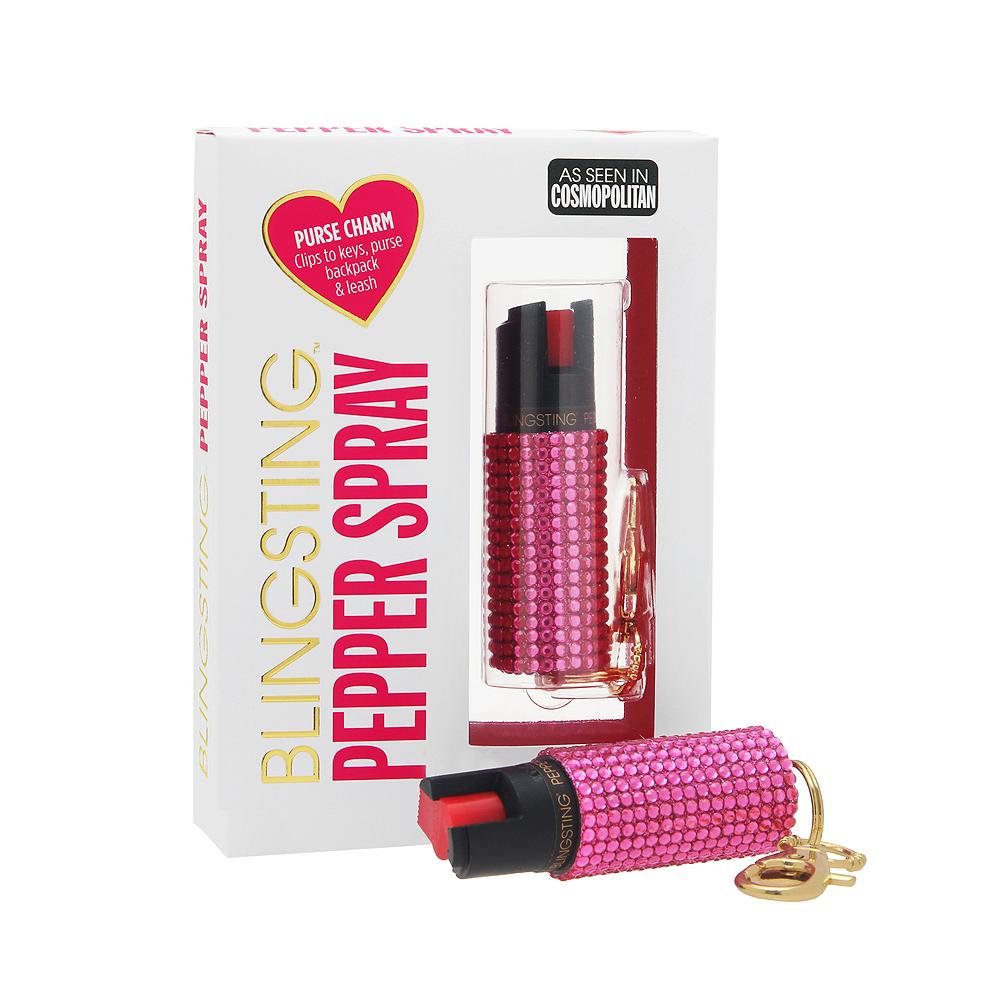 Bling Sting Pepper Spray: Studded, Clip-on 1/2 oz Pepper Spray - Tophatter Daily Deals