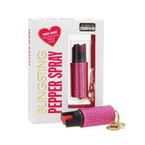Bling Sting Pepper Spray: Studded, Clip-on 1/2 oz Pepper Spray - Tophatter Daily Deals