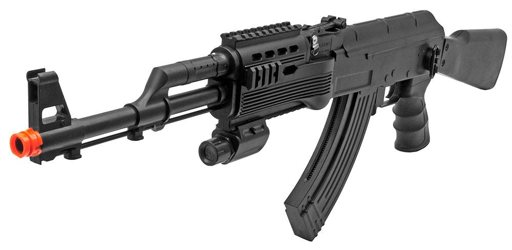UKARMS Tactical AK47 RIS Spring Powered Airsoft Gun w/ Spring Pistol Airsoft-SpringRifle - Tophatter Daily Deals