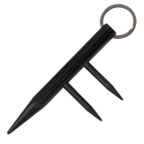 Self Defense Key Chain Two Prong Kubotan - Tophatter's Inc. Daily Deals Online Black kubotan - Tophatter Daily Deals