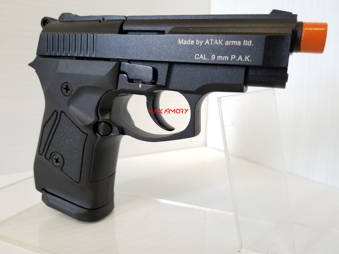 Zoraki 914 Black - Full Auto Front Firing 9mm Blank Gun (Sale! 15% OFF - No Code Needed) - Tophatter's Weapons'N'Deals Blank Firing Replica Guns - Tophatter Daily Deals