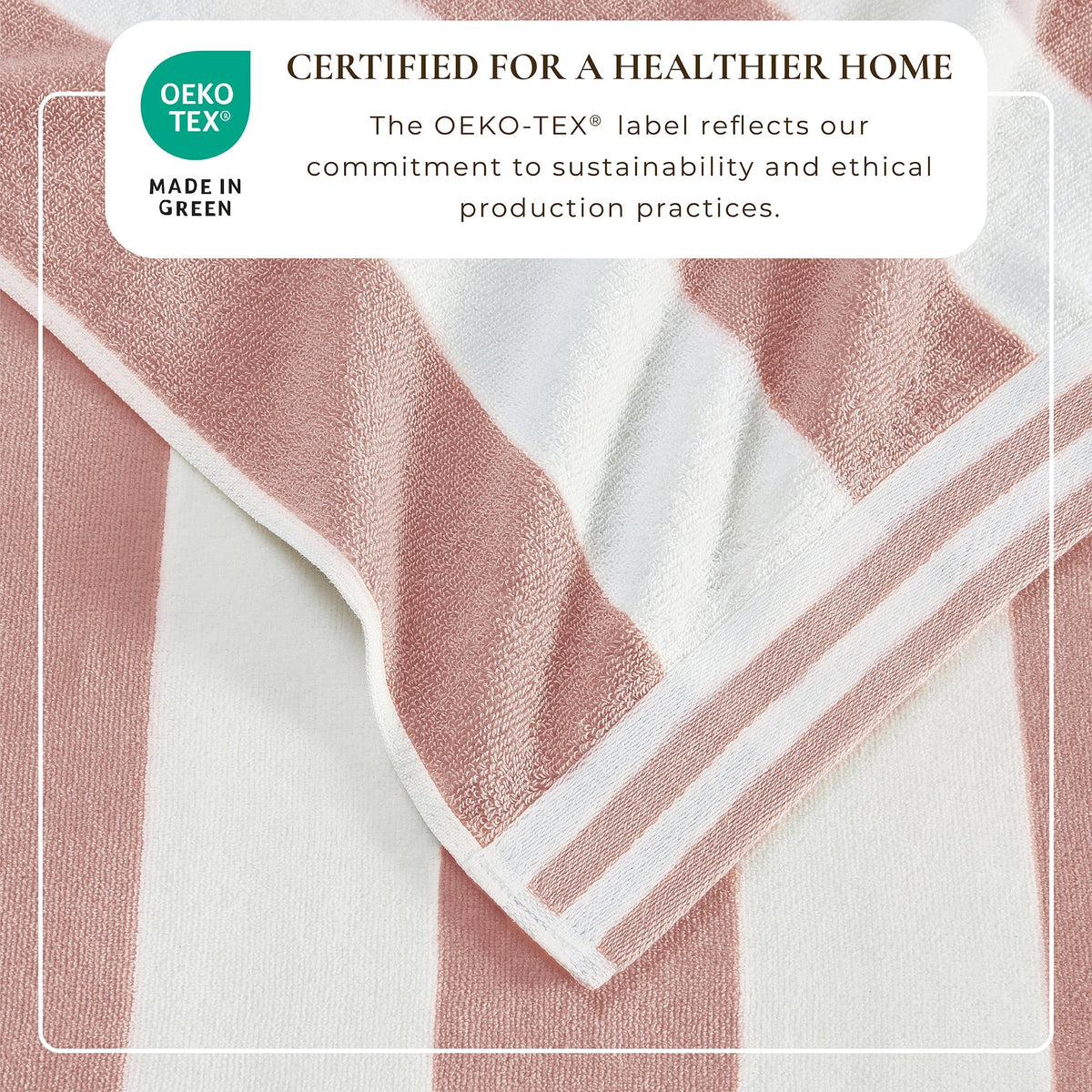 Striped Cabana Beach Towel - Edgartown Collection Bath - Tophatter Daily Deals