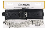 Shadow Collar and Leash – Faux Leather Collar and Leash Set > Bondage Gear > Collars & Leashes - Tophatter Daily Deals