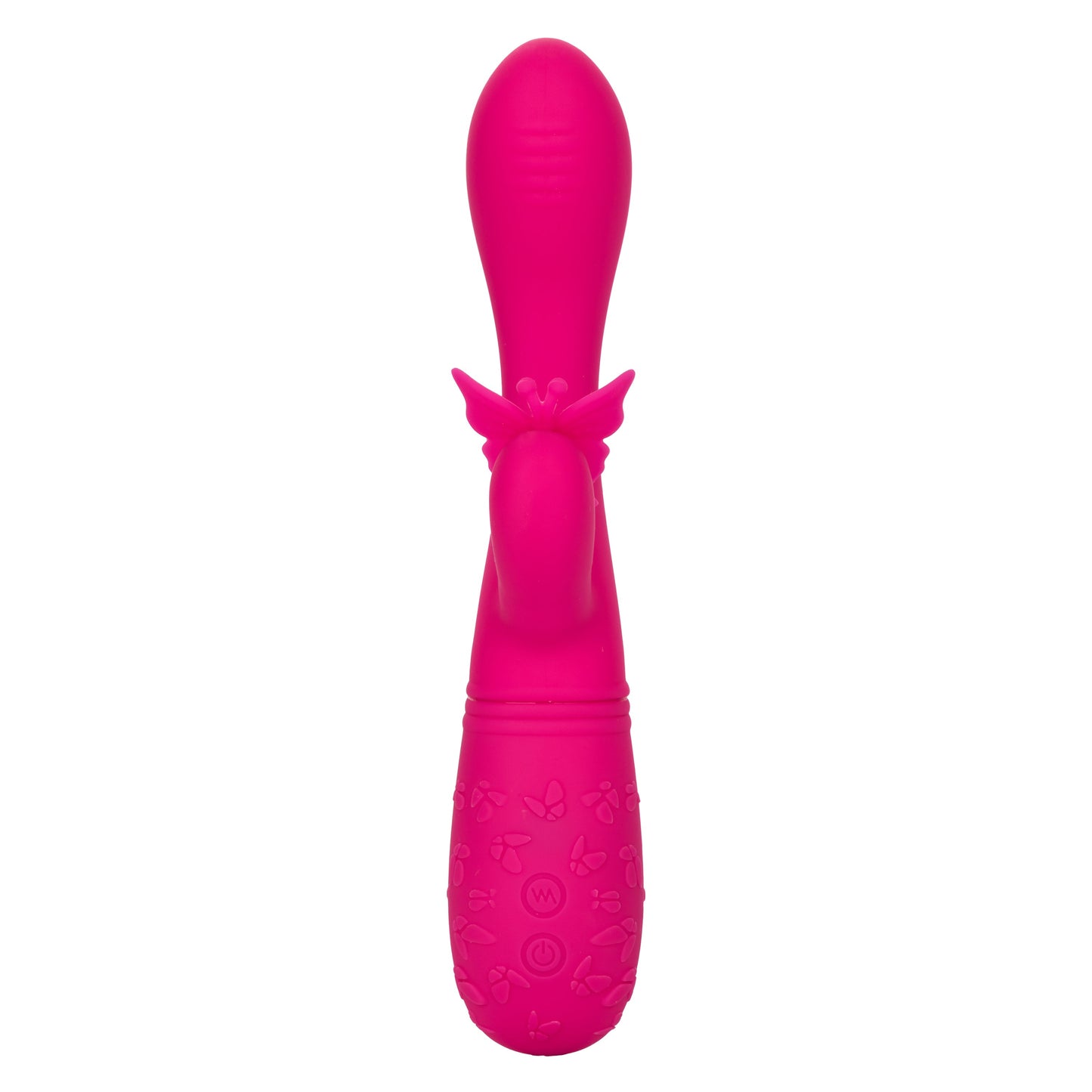 Butterfly Kiss Flutter Vibrator in Pink with 10 Vibration Functions and Dual Motors > Vibrators > Ladies > Rabbit - Tophatter Daily Deals