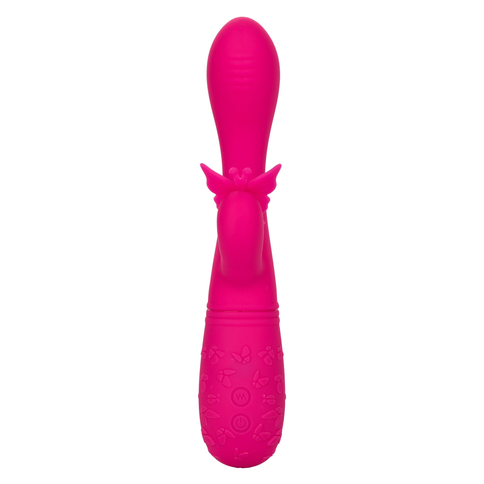 Butterfly Kiss Flutter Vibrator in Pink with 10 Vibration Functions and Dual Motors > Vibrators > Ladies > Rabbit - Tophatter Daily Deals