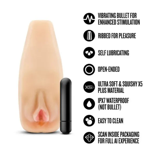 Enlust Sabrina – Male Masturbator With Bullet Vibrator > Sex Toys For Men > Masturbators > Vibrating - Tophatter Daily Deals