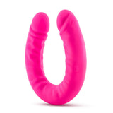 Ruse Silicone Slim 18in Hot Pink Double Dong 1.5in Wide > Dildos > Double Dildos - Tophatter Daily Deals