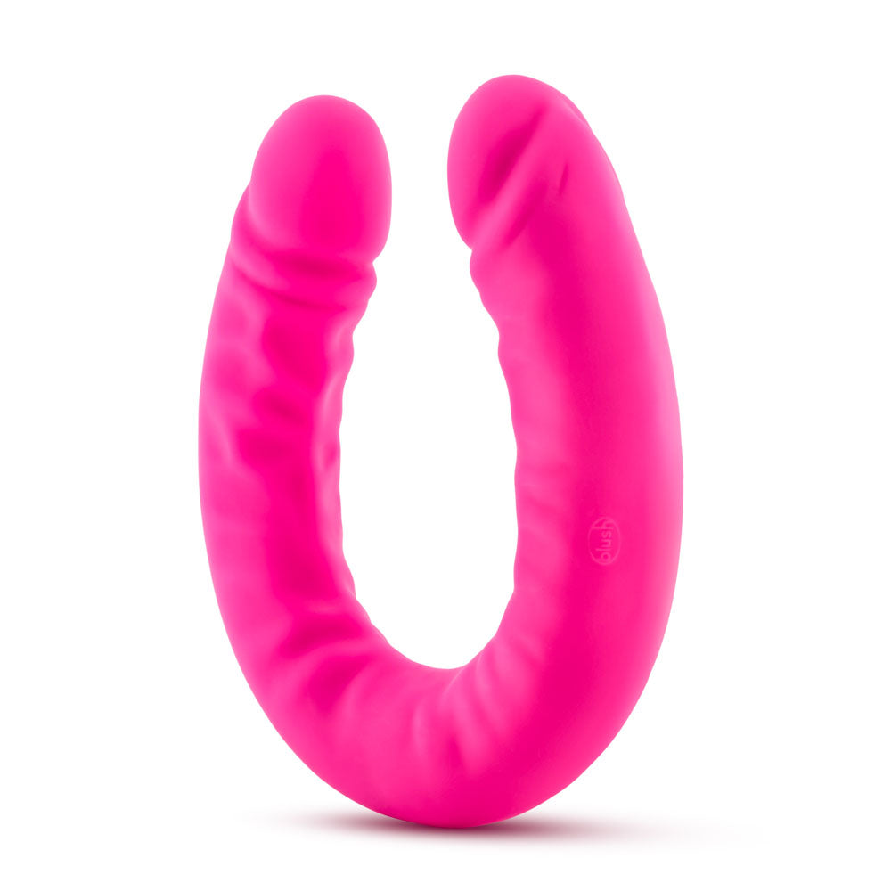 Ruse Silicone Slim 18in Hot Pink Double Dong 1.5in Wide > Dildos > Double Dildos - Tophatter Daily Deals