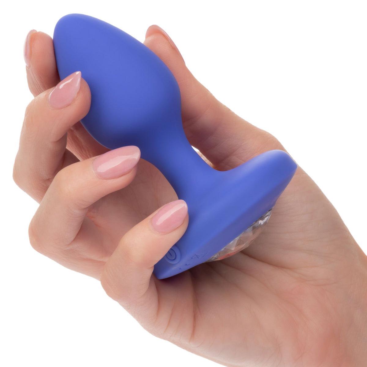 Cheeky Gems Medium Rechargeable Vibrating Probe – Flexible Silicone Vibrator > Anal Range > Jewel Butt Plugs - Tophatter Daily Deals