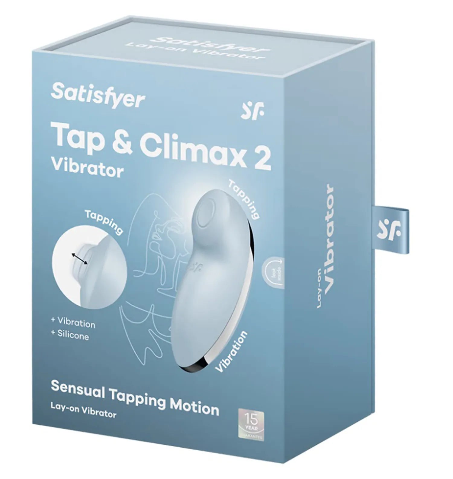 Tap and Climax 2 – Silicone Clitoral Vibrator with Vibration and Tapping > Sex Toys For Ladies > Clitoral Vibrators and Stimulators - Tophatter Daily Deals