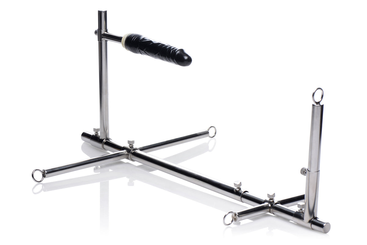 Master Series Imprisoned Metal Stockade with Dildo for Adventurous Couples > Sex Toys > Sex Furniture - Tophatter Daily Deals