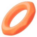 Alpha Liquid Silicone Sexagon Ring Orange Stretchy Comfortable Enhancer > Cock Ring > Single - Tophatter Daily Deals
