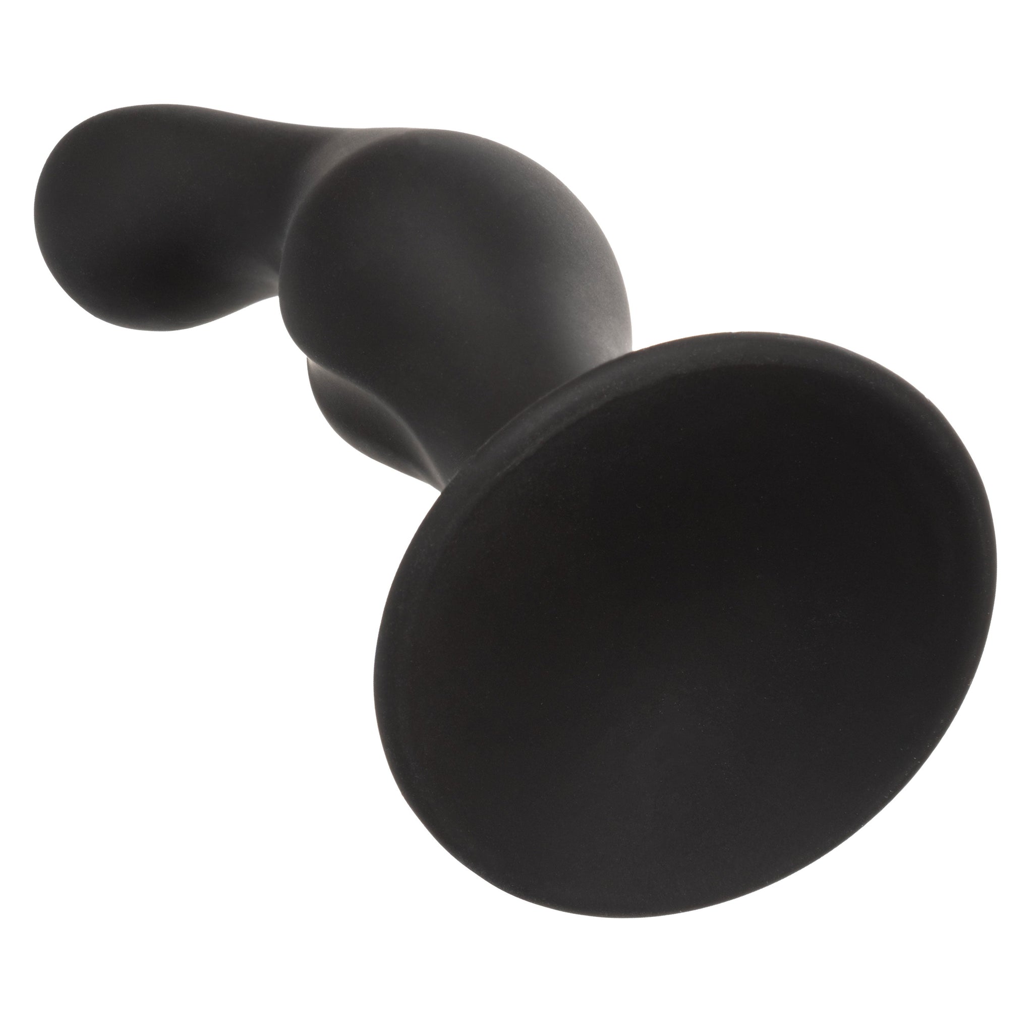Silicone Anal Ripple Kit Set of 3 Black Graduated Curved Anal Plugs with Suction Cup Base > Anal Range > Butt Plug Kits - Tophatter Daily Deals