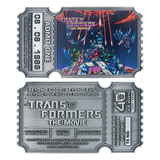 Transformers: The Movie – Limited Edition 40th Anniversary Metal Replica Movie Ticket Collectible Replica - Tophatter Daily Deals