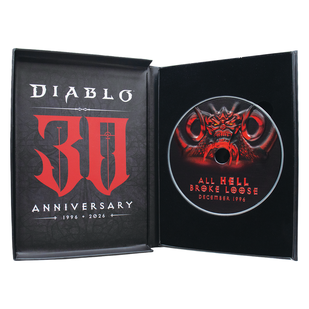 Diablo - Limited Edition 30th Anniversary CD-ROM Replica Collectible Replica - Tophatter Daily Deals