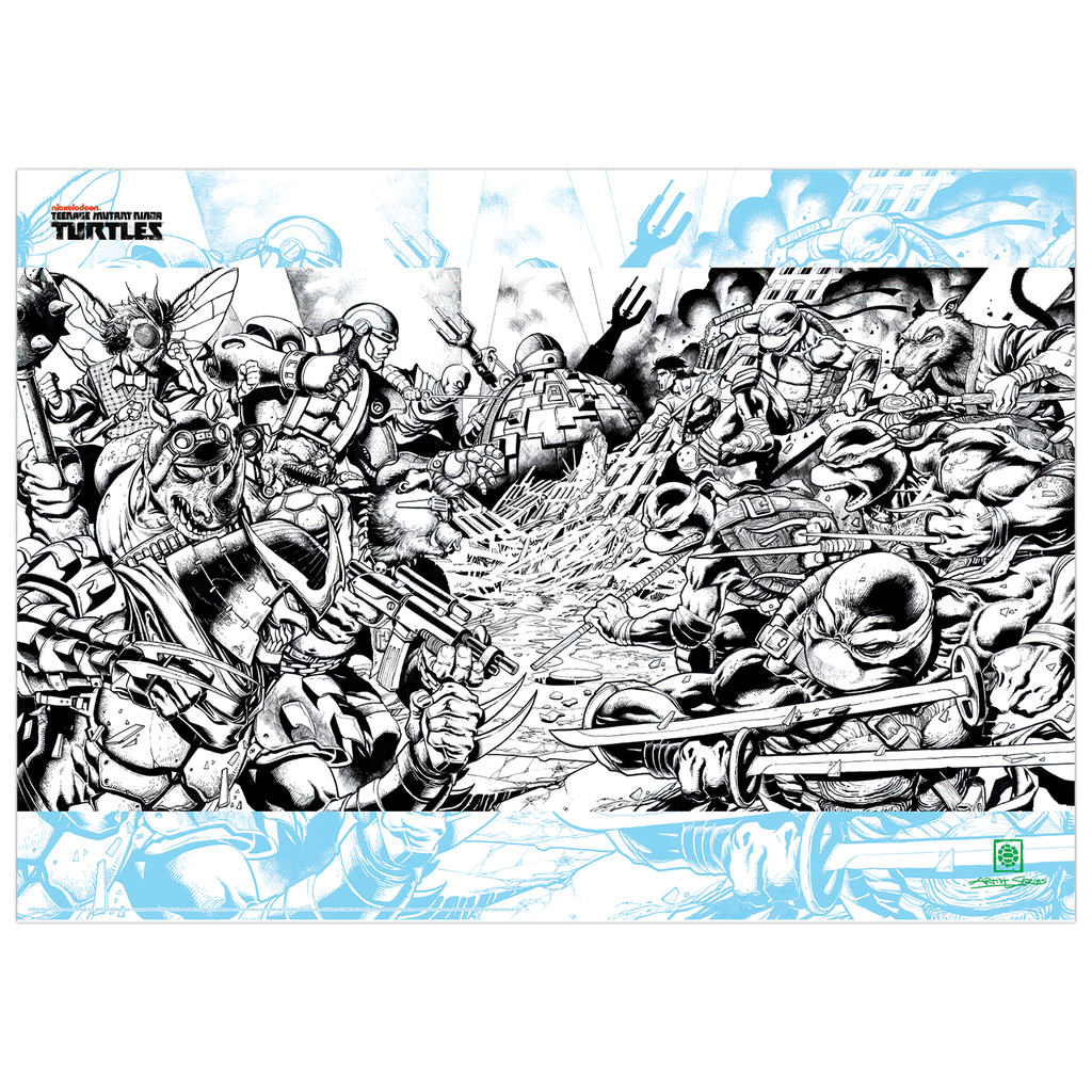 Teenage Mutant Ninja Turtles – Limited Edition Comic Art Print Fine Art Print - Tophatter Daily Deals