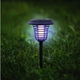 Solar LED Garden Pathway Light with Built-in Bug Zapper Solar Outdoor Lights - Tophatter Daily Deals