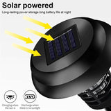 Solar LED Garden Pathway Light with Built-in Bug Zapper Solar Outdoor Lights - Tophatter Daily Deals
