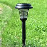Solar LED Garden Pathway Light with Built-in Bug Zapper Solar Outdoor Lights - Tophatter Daily Deals