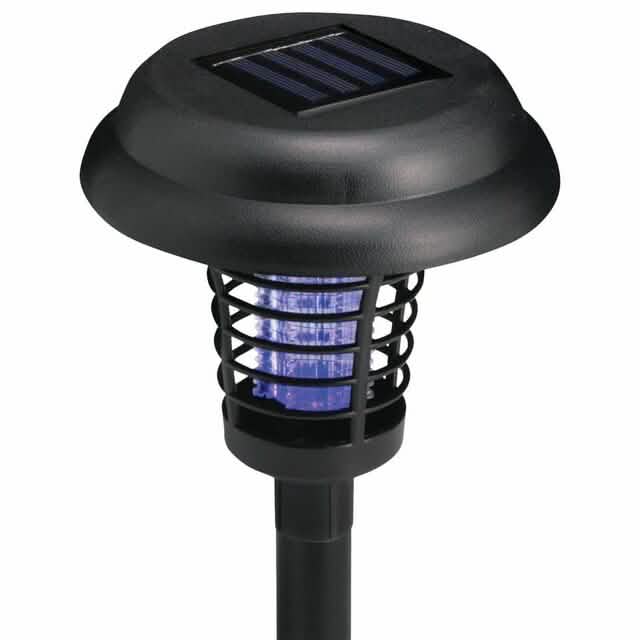 Solar LED Garden Pathway Light with Built-in Bug Zapper Solar Outdoor Lights - Tophatter Daily Deals