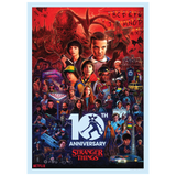 Stranger Things - Limited Edition 10th Anniversary Art Print Fine Art Print - Tophatter Daily Deals