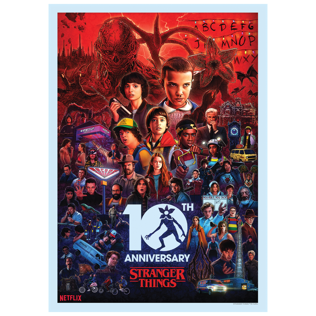 Stranger Things - Limited Edition 10th Anniversary Art Print Fine Art Print - Tophatter Daily Deals