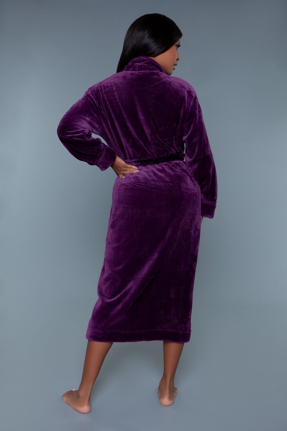 Helena Plush Robe Robes - Tophatter Daily Deals