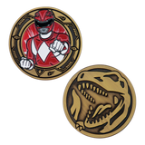 Power Rangers – Limited Edition Red Ranger Coin Replica Coin - Tophatter Daily Deals