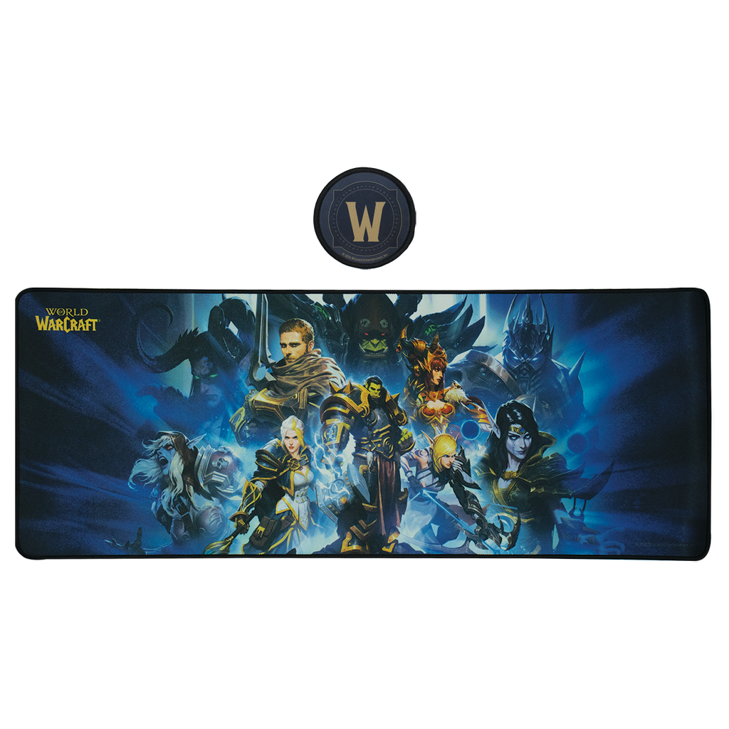 World of Warcraft - Desk Pad and Coaster Set Coaster - Tophatter Daily Deals