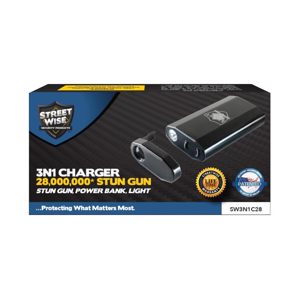 3-N-1 28,000,000* Stun Gun Stun Gun - Tophatter Daily Deals