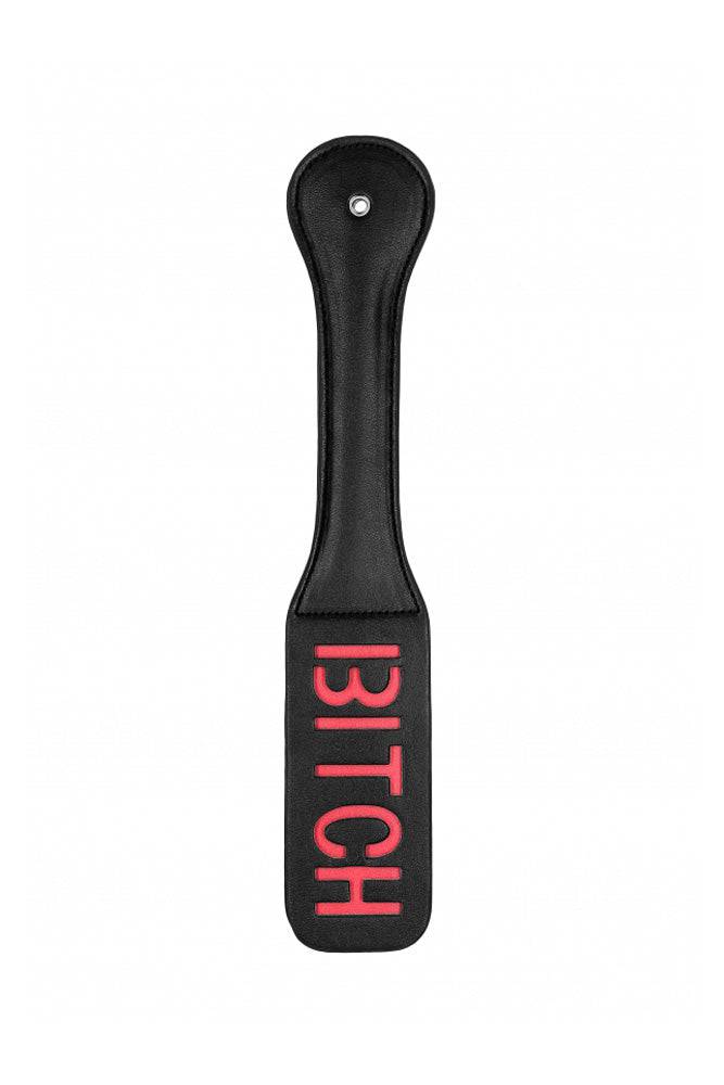 Ouch by Shots Toys - BITCH Paddle - Black BDSM - Tophatter Daily Deals