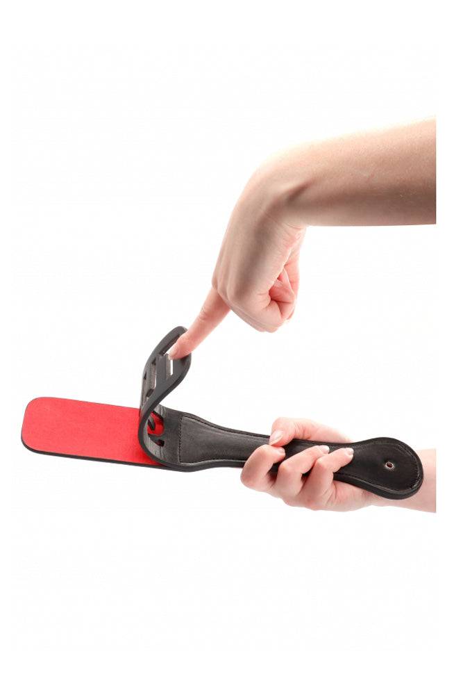Ouch by Shots Toys - SLUT Paddle - Black/Red BDSM - Tophatter Daily Deals