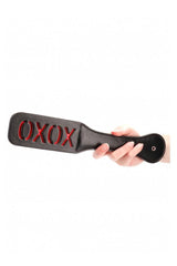 Ouch by Shots Toys - XOXO Paddle - Black/Red BDSM - Tophatter Daily Deals