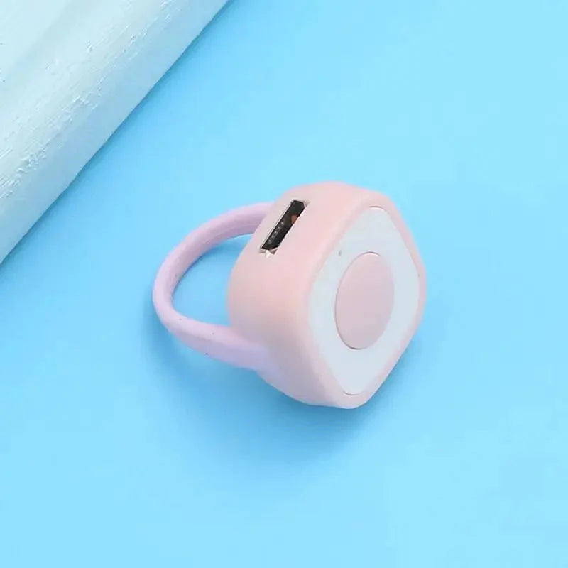 Page Turner Remote Camera Shutter Selfie Fingertip Video Controller Pink Remote Control - Tophatter Daily Deals