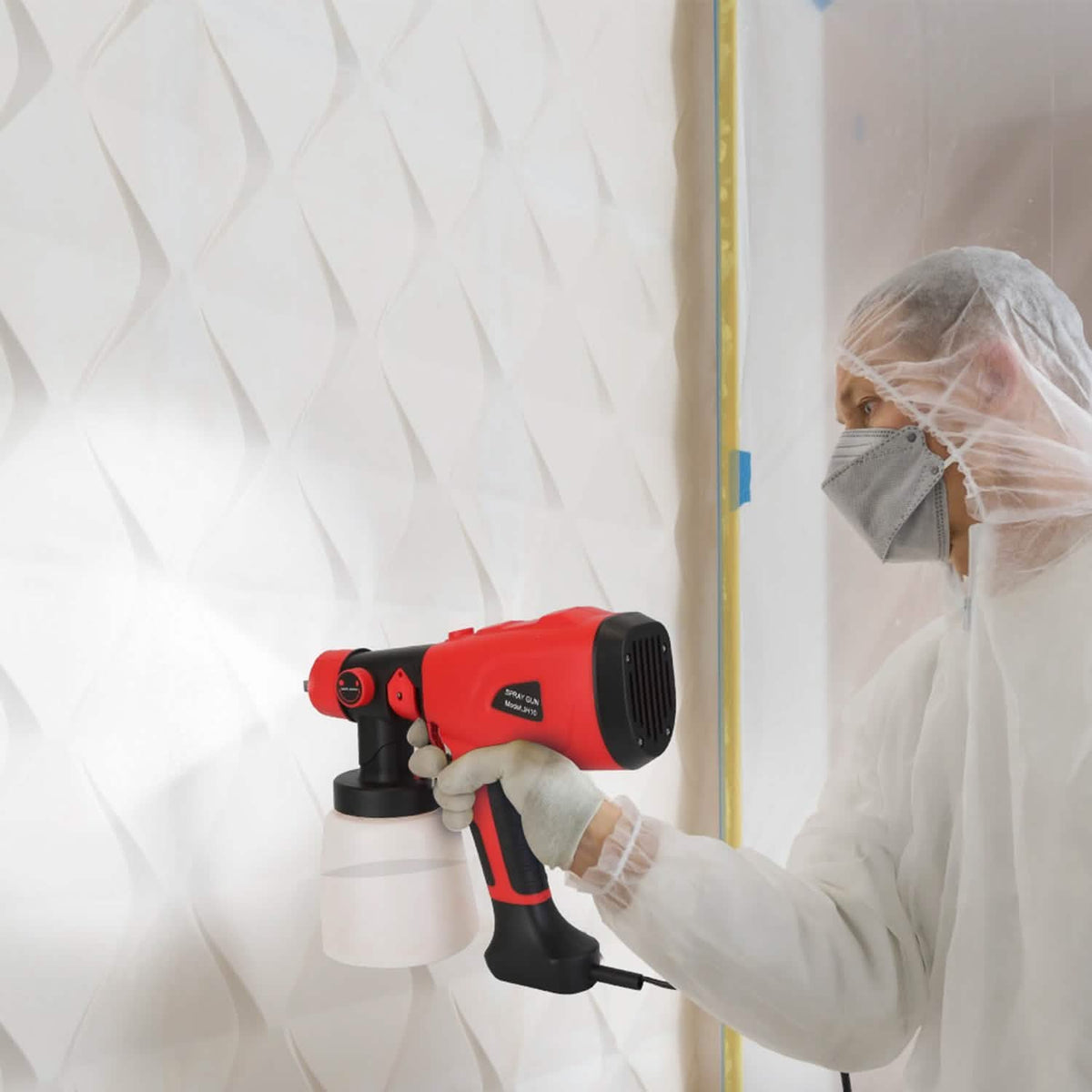 Paint Sprayer HVLP Handheld Painter with 3 Spray Patterns Home Improvement - Tophatter Daily Deals