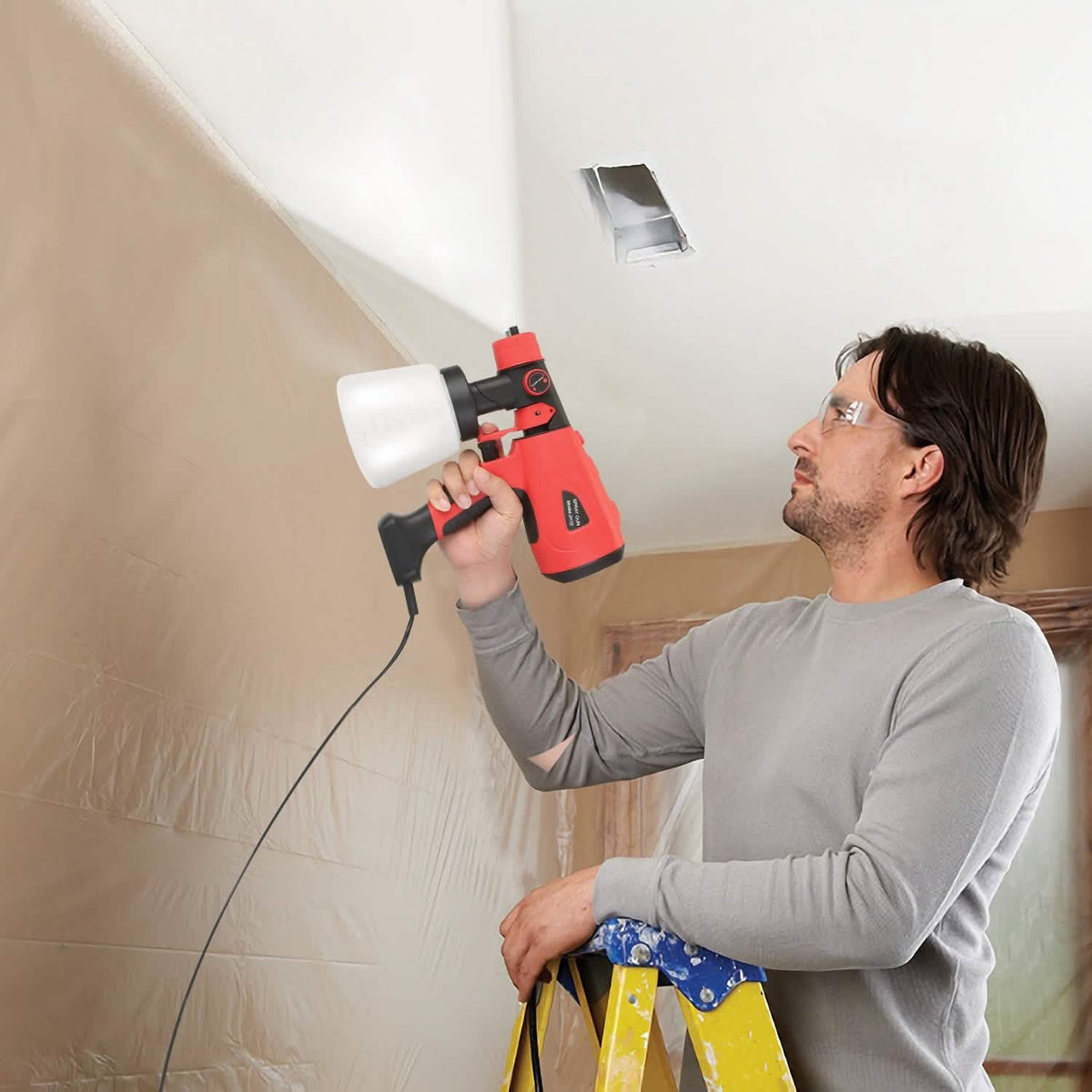Paint Sprayer HVLP Handheld Painter with 3 Spray Patterns Home Improvement - Tophatter Daily Deals