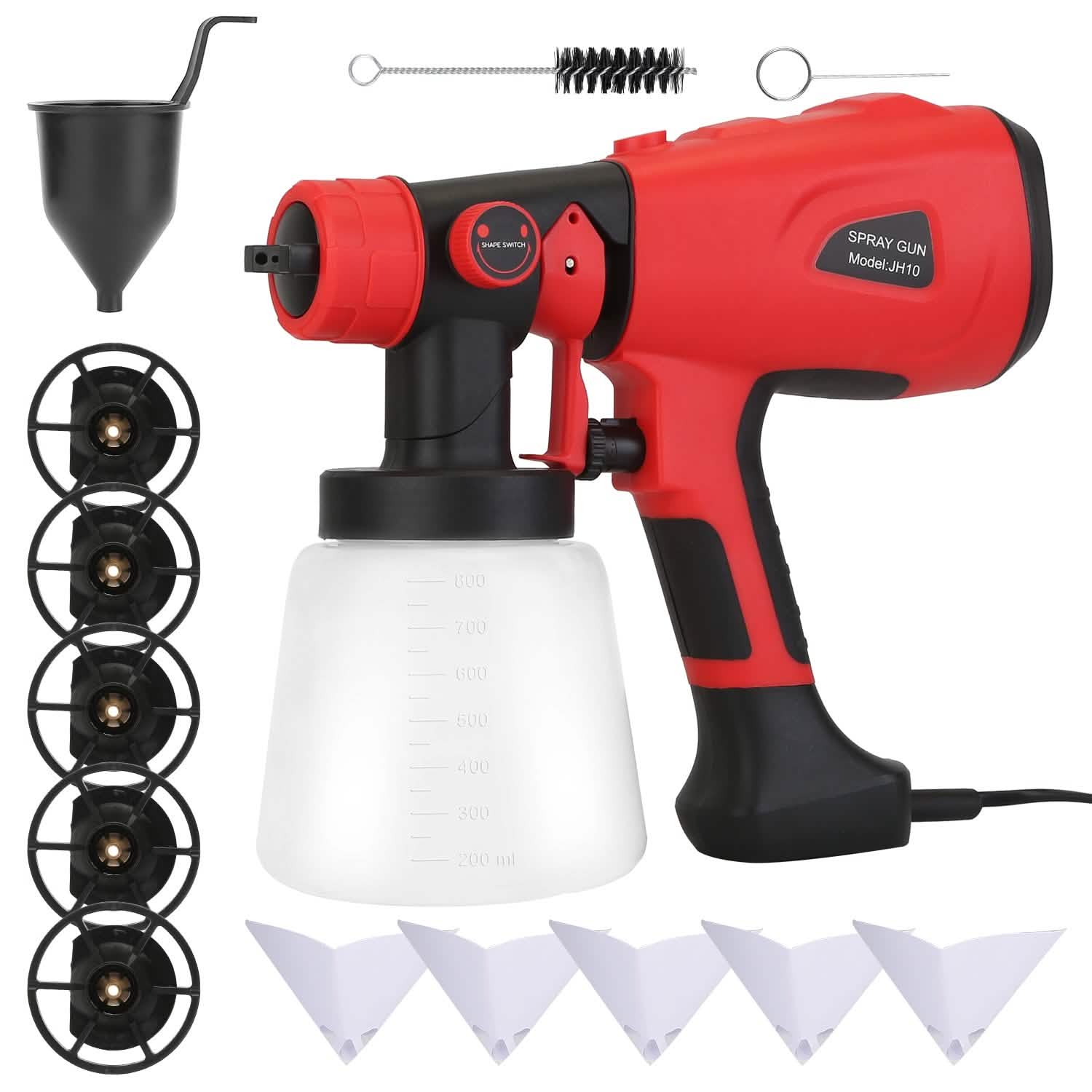 Paint Sprayer HVLP Handheld Painter with 3 Spray Patterns Home Improvement - Tophatter Daily Deals