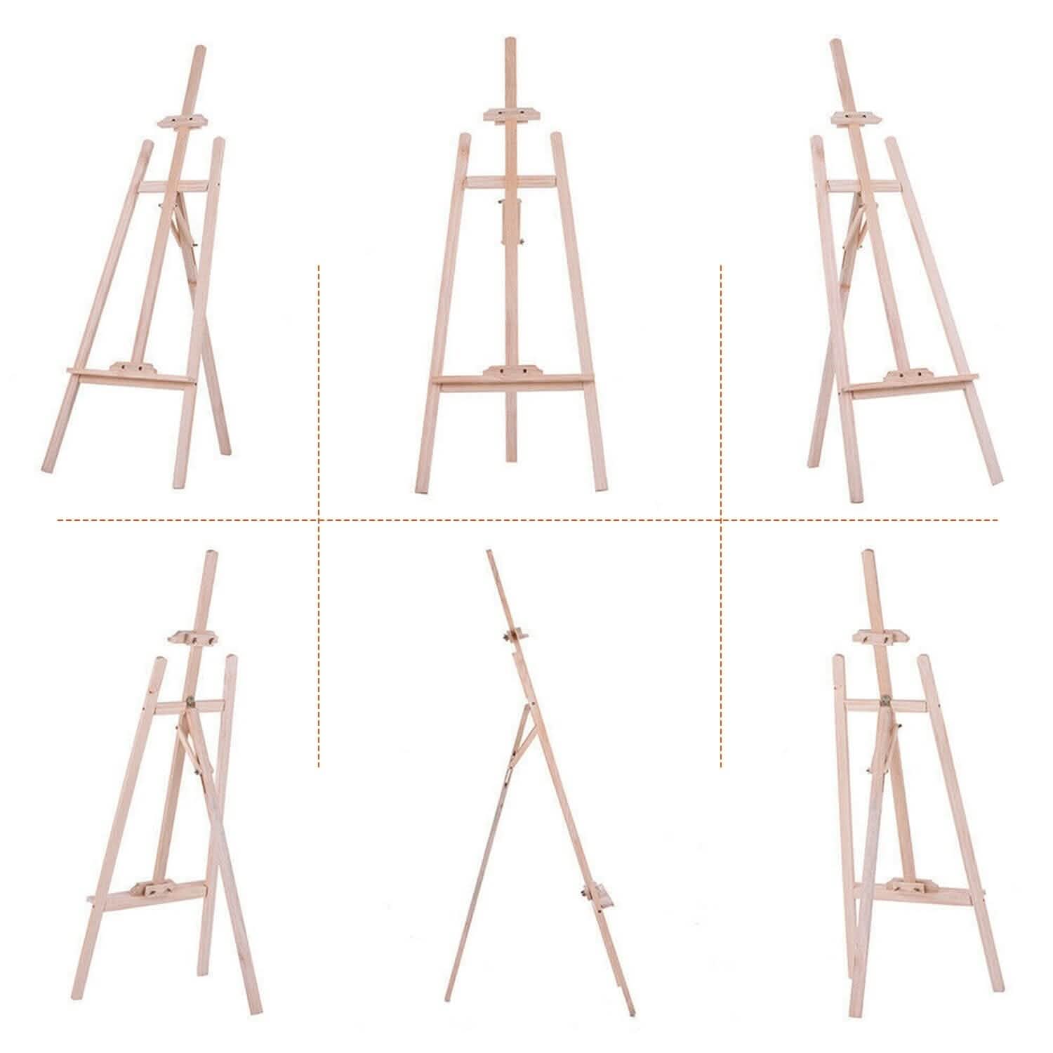 Painting Easel Stand Wooden Inclinable A Frame Tripod School, Office & Art Supplies - Tophatter Daily Deals