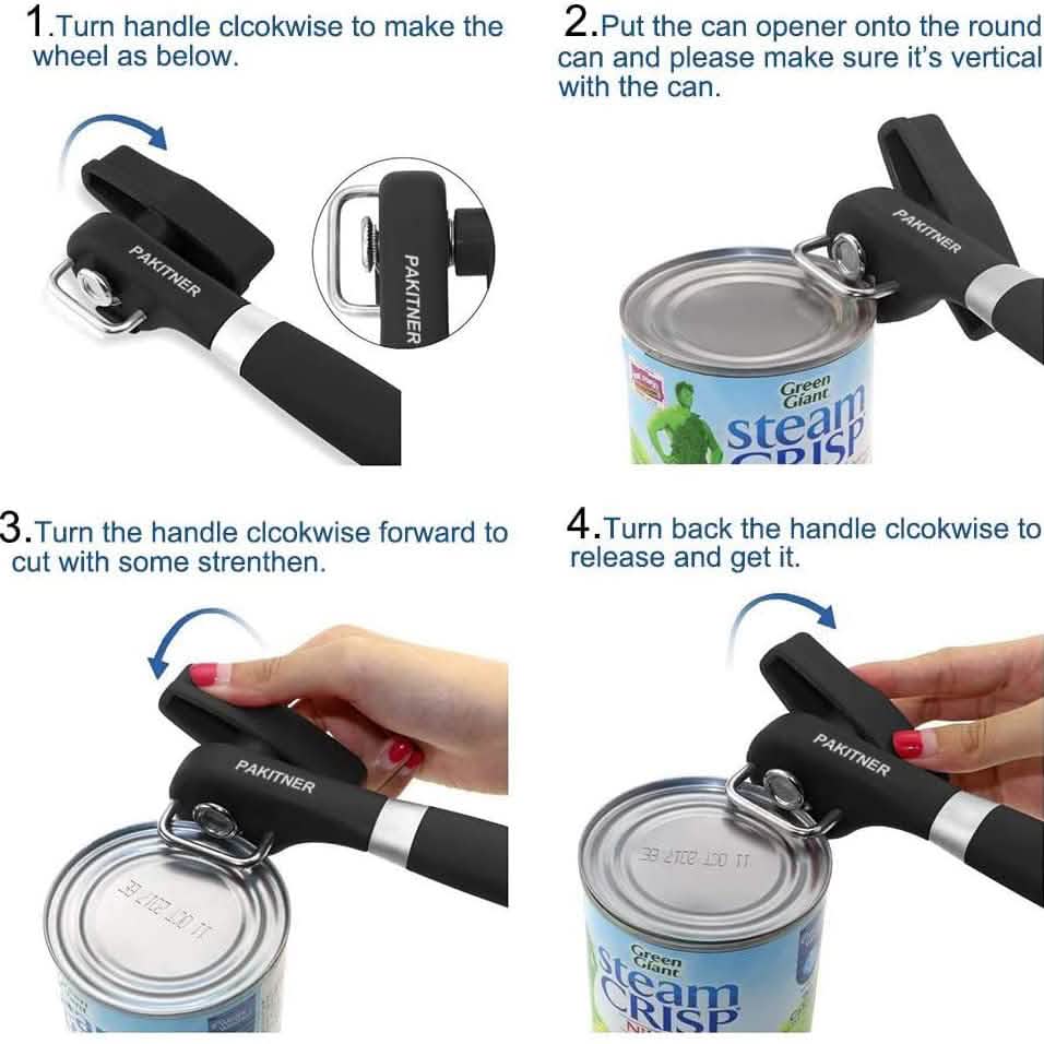 PAKITNER- Safe Cut Can Opener Kitchen Tools & Gadgets - Tophatter Daily Deals
