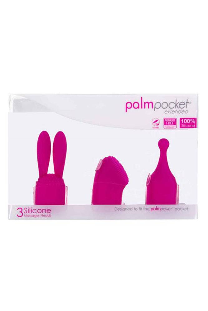 PalmPower- Snail Vibe - Gizi Dual Vibrator - Various Colors Extended Attachment Set - 3 PC - Pink Sex Toy - Tophatter Daily Deals