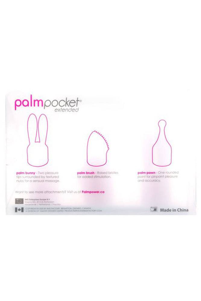 PalmPower- Snail Vibe - Gizi Dual Vibrator - Various Colors Extended Attachment Set - 3 PC - Pink Sex Toy - Tophatter Daily Deals